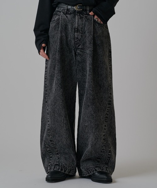 Lui's(ルイス)の「エフォートレス バギージーンズ / 13.5oz(デニムパンツ・メンズ・ブラック/ブルー・30/32/34)」の3枚目の写真