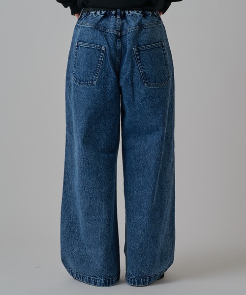 Lui's(ルイス)の「エフォートレス バギージーンズ / 13.5oz(デニムパンツ・メンズ・ブラック/ブルー・30/32/34)」の12枚目の写真