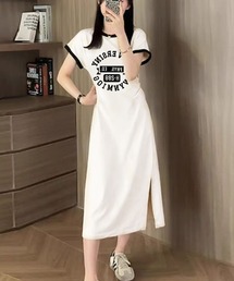 リンガーロゴtシャツワンピ