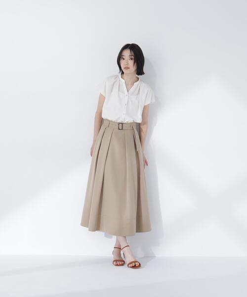 NATURAL BEAUTY BASIC(ナチュラルビューティーベーシック)の「バルーンスリーブブラウス(シャツ/ブラウス・レディース・イエロー/ネイビー/オフホワイト・FREE)」の12枚目の写真