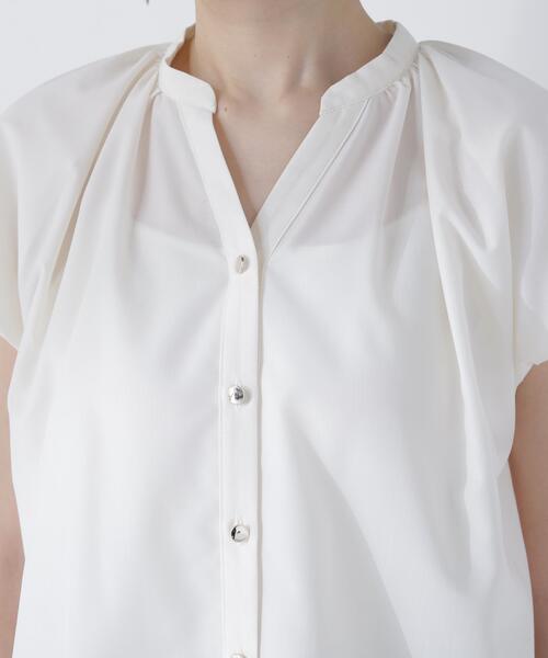 NATURAL BEAUTY BASIC(ナチュラルビューティーベーシック)の「バルーンスリーブブラウス(シャツ/ブラウス・レディース・イエロー/ネイビー/オフホワイト・FREE)」の19枚目の写真