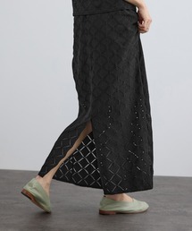SALON adam et rope' | Cafissiダイヤパターンスカート / セットアップ対応(スカート)