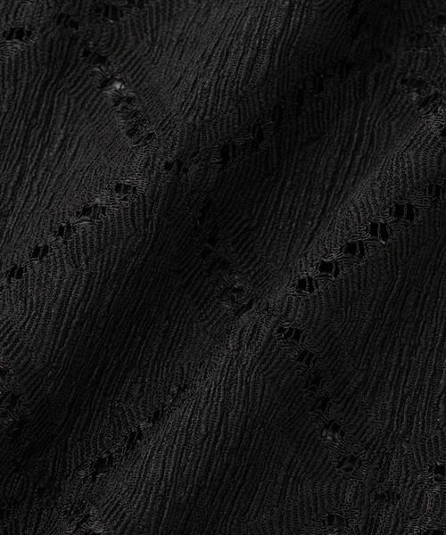 SALON adam et rope'（サロン アダム エ ロペ）の「Cafissiダイヤパターンスカート / セットアップ対応（スカート・レディース・ブラック/オフホワイト・FREE）」の21枚目の写真