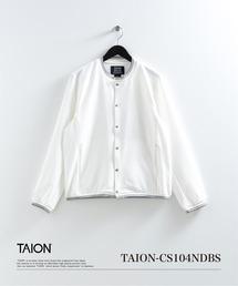 TAION（タイオン）の「【TAION(タイオン)】〈ユニセックス〉ノンダウン ベーシック クルーネック ジャージ カーディガン（カーディガン/ボレロ）」