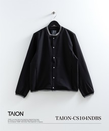 TAION（タイオン）の「【TAION(タイオン)】〈ユニセックス〉ノンダウン ベーシック クルーネック ジャージ カーディガン（カーディガン/ボレロ）」