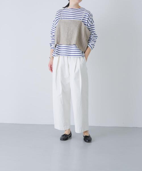 かぐれ（カグレ）の「セミウェットリネンキャミソール（その他トップス・レディース・ナチュラル/ブラック・FREE）」の15枚目の写真