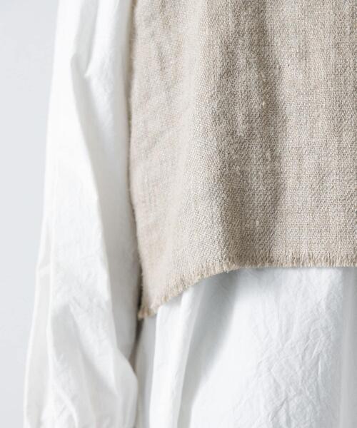 かぐれ（カグレ）の「セミウェットリネンキャミソール（その他トップス・レディース・ナチュラル/ブラック・FREE）」の22枚目の写真