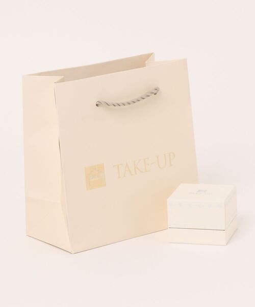 TAKE-UP(テイクアップ)の「SV/K10 ワイドフラット ベーシックフープピアス(ピアス(両耳用)・レディース・シルバー・FREE)」の3枚目の写真