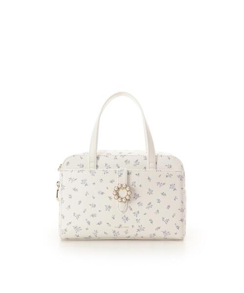 SAMANTHAVEGA（サマンサベガ）の「サークルパールハンドバッグ（ハンドバッグ・レディース・ホワイト/ピンク/ブラック/オフホワイト・FREE）」の2枚目の写真