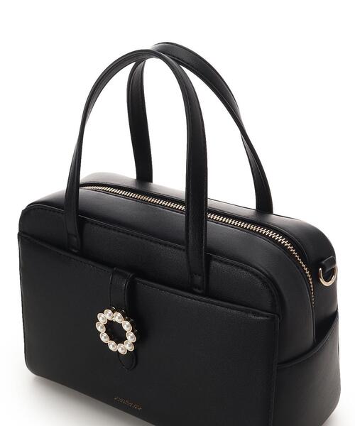 SAMANTHAVEGA（サマンサベガ）の「サークルパールハンドバッグ（ハンドバッグ・レディース・ホワイト/ピンク/ブラック/オフホワイト・FREE）」の6枚目の写真