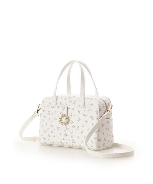 SAMANTHAVEGA（サマンサベガ）の「サークルパールハンドバッグ（ハンドバッグ・レディース・ホワイト/ピンク/ブラック/オフホワイト・FREE）」の11枚目の写真