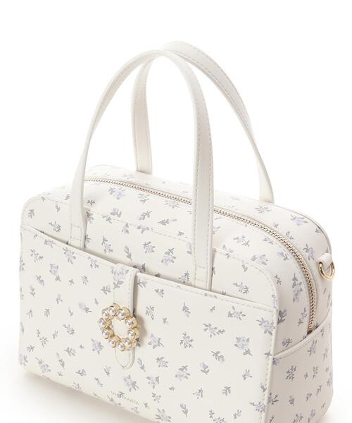 SAMANTHAVEGA（サマンサベガ）の「サークルパールハンドバッグ（ハンドバッグ・レディース・ホワイト/ピンク/ブラック/オフホワイト・FREE）」の12枚目の写真