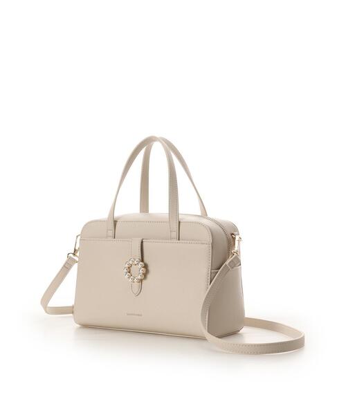 SAMANTHAVEGA（サマンサベガ）の「サークルパールハンドバッグ（ハンドバッグ・レディース・ホワイト/ピンク/ブラック/オフホワイト・FREE）」の17枚目の写真