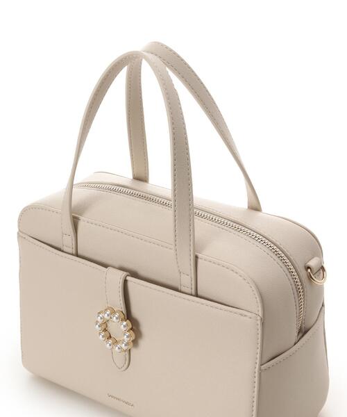 SAMANTHAVEGA（サマンサベガ）の「サークルパールハンドバッグ（ハンドバッグ・レディース・ホワイト/ピンク/ブラック/オフホワイト・FREE）」の18枚目の写真