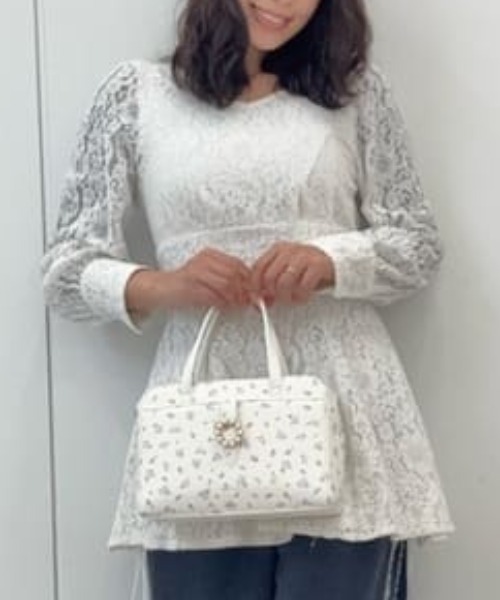 サークルパールハンドバッグ（ハンドバッグ）｜SAMANTHAVEGA 