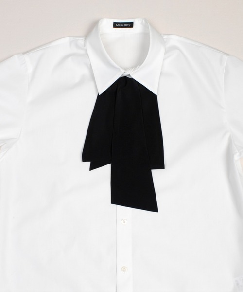 MILKBOY(ミルクボーイ)の「ARRANGEABLE BOW シャツ(シャツ/ブラウス・レディース・A/C・FREE)」の10枚目の写真