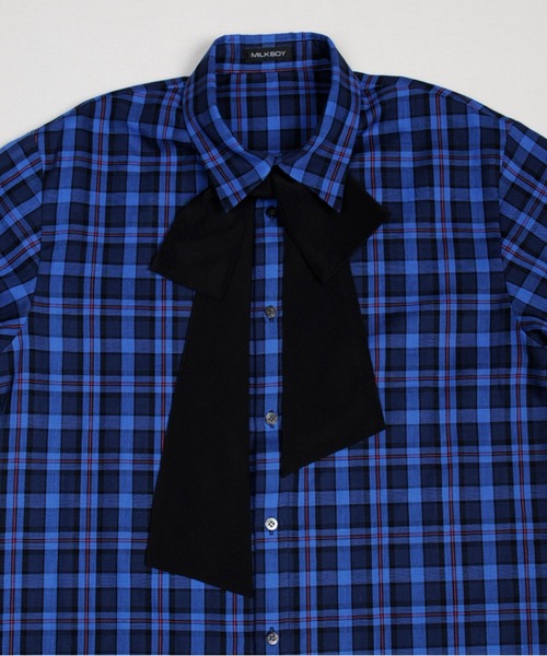 MILKBOY(ミルクボーイ)の「ARRANGEABLE BOW シャツ(シャツ/ブラウス・レディース・A/C・FREE)」の19枚目の写真
