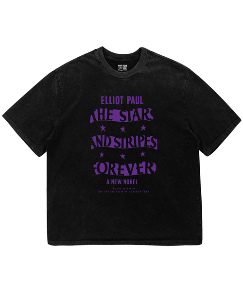 NAVYTEAM(ネイビーチーム)の「ELLIOT PAUL ピグメントダイ半袖Tシャツ(Tシャツ/カットソー・レディース・ブラック×ホワイト/ブラック×グレー/ブラック×パープル・1/2/3)」の3枚目の写真
