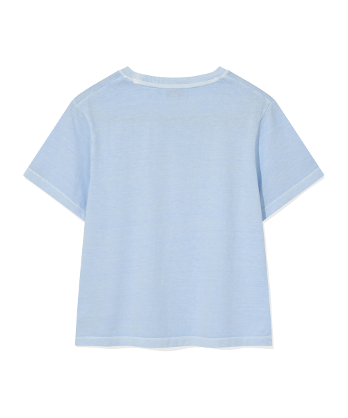 Wacky WiLLy(ワッキーウィリー)の「ウィメンズピグメントセミクロップ半袖Tシャツスカイブルー(Tシャツ/カットソー・レディース・その他・SMALL/MEDIUM)」の3枚目の写真