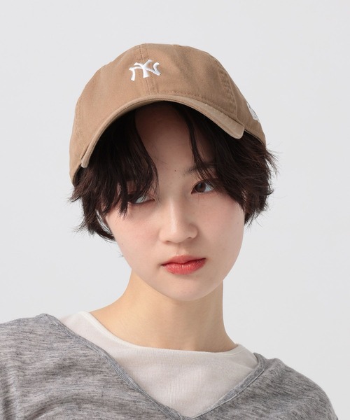 NEW ERA（ニューエラ）の「【NEW ERA(ニューエラ）】別注／920 BACKLOGO CAP（キャップ・レディース・ベージュ/チャコールグレー/アイボリー・FREE）」の7枚目の写真