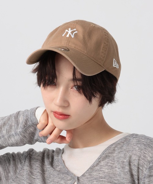 NEW ERA（ニューエラ）の「【NEW ERA(ニューエラ）】別注／920 BACKLOGO CAP（キャップ・レディース・ベージュ/チャコールグレー/アイボリー・FREE）」の8枚目の写真