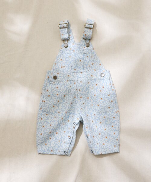 CIAOPANIC TYPY（チャオパニックティピー）の「【BABY】【Qinn】ムジ柄ダックサロペット：80～100cm（その他ベビーウェア・キッズ・サックスブルー/オフホワイト/ブラウン・90/80/100）」の11枚目の写真