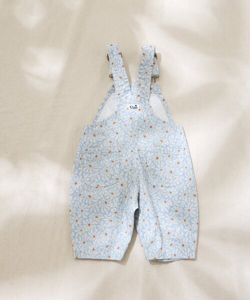 CIAOPANIC TYPY（チャオパニックティピー）の「【BABY】【Qinn】ムジ柄ダックサロペット：80～100cm（その他ベビーウェア・キッズ・サックスブルー/オフホワイト/ブラウン・90/80/100）」の12枚目の写真