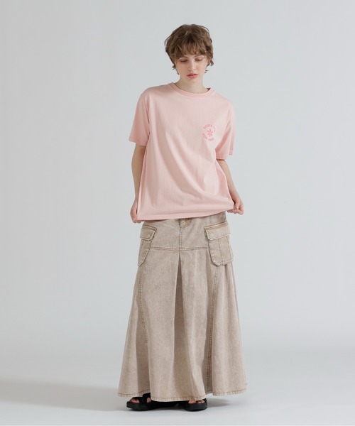 AVIREX(アヴィレックス)の「《直営店限定》S/S SAGARA DOG NEW YORK T-SHIRT(Tシャツ/カットソー・レディース・ブラック/オフホワイト/ピンク・F)」の13枚目の写真
