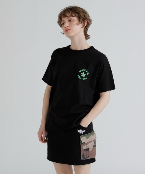 AVIREX(アヴィレックス)の「《直営店限定》S/S SAGARA DOG NEW YORK T-SHIRT(Tシャツ/カットソー・レディース・ブラック/オフホワイト/ピンク・F)」の15枚目の写真