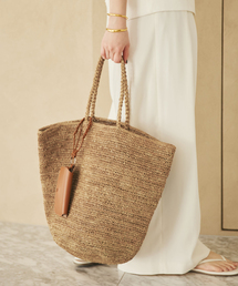 Plage（プラージュ）の「《追加》RAFFIA BASKET バッグ 2（かごバッグ）」