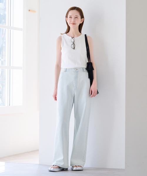 U by SPICK&SPAN(ユーバイスピックアンドスパン)の「Casselini / キャセリーニ メッシュフリルトート(トートバッグ・レディース・ブラック・FREE)」の2枚目の写真
