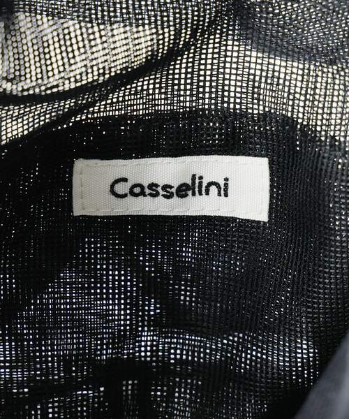 U by SPICK&SPAN(ユーバイスピックアンドスパン)の「Casselini / キャセリーニ メッシュフリルトート(トートバッグ・レディース・ブラック・FREE)」の12枚目の写真