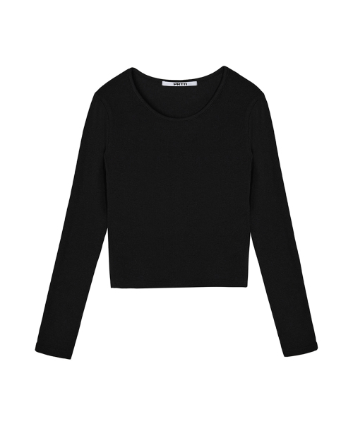 PORTERNA(ポルテナ)の「ESSENTIAL U-NECK T-SHIRT-3COLOR(Tシャツ/カットソー・レディース・ライトグレー/ブラック/ホワイト・OS)」の21枚目の写真
