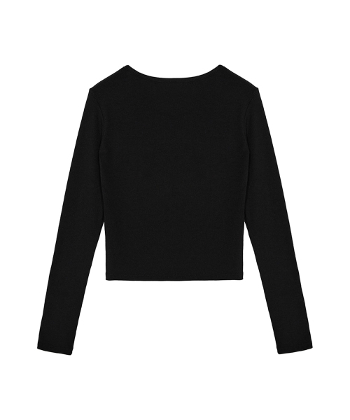 PORTERNA(ポルテナ)の「ESSENTIAL U-NECK T-SHIRT-3COLOR(Tシャツ/カットソー・レディース・ライトグレー/ブラック/ホワイト・OS)」の22枚目の写真