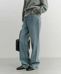 DUNST（ダンスト）の「90S WIDE LEG NEW JEANS_UDPA6A210_LIGHT BLUE（デニムパンツ）」