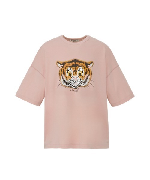 Onitsuka Tiger(オニツカタイガー)の「GRAPHIC TEE / グラフィックティー(Tシャツ/カットソー・レディース・グリーン/ライトピンク/オフホワイト・XS/S/M/L/XL)」の3枚目の写真