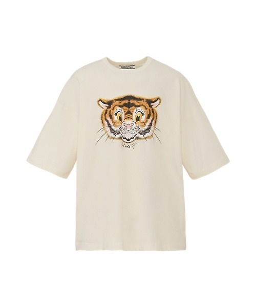Onitsuka Tiger(オニツカタイガー)の「GRAPHIC TEE / グラフィックティー(Tシャツ/カットソー・レディース・グリーン/ライトピンク/オフホワイト・XS/S/M/L/XL)」の1枚目の写真