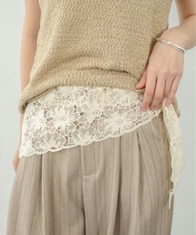 on:nue（オンニュ）の「【on:nue】レーストライアングルスカーフ /2026 SS COLLECTION（バンダナ/スカーフ）」