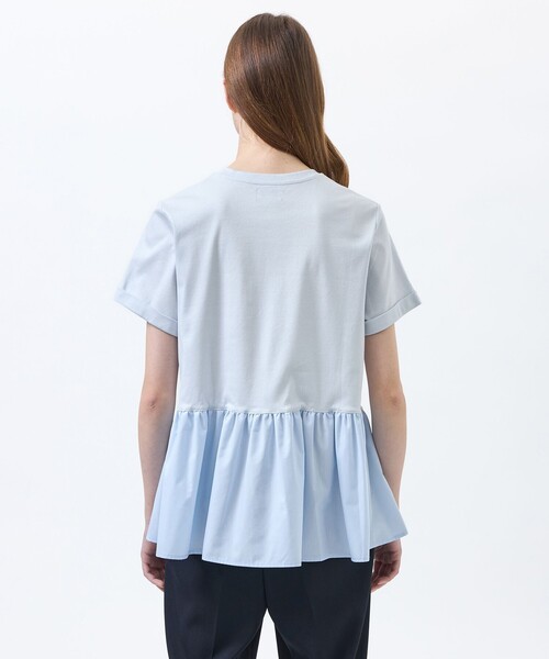 MACKINTOSH PHILOSOPHY(マッキントッシュ フィロソフィー)の「ペプラムコンビカットソー(Tシャツ/カットソー・レディース・ブラック/ブルー/チャコールグレー/オフホワイト・38)」の11枚目の写真