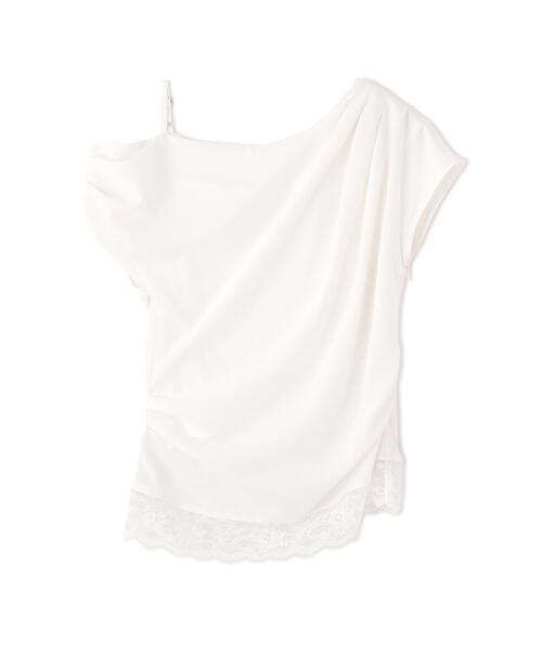 PROPORTION BODY DRESSING(プロポーションボディドレッシング)の「<a>アシメドレープブラウス / 1216119404(シャツ/ブラウス・レディース・ピンク/ホワイト/ダークグレー・MEDIUM/SMALL)」の17枚目の写真