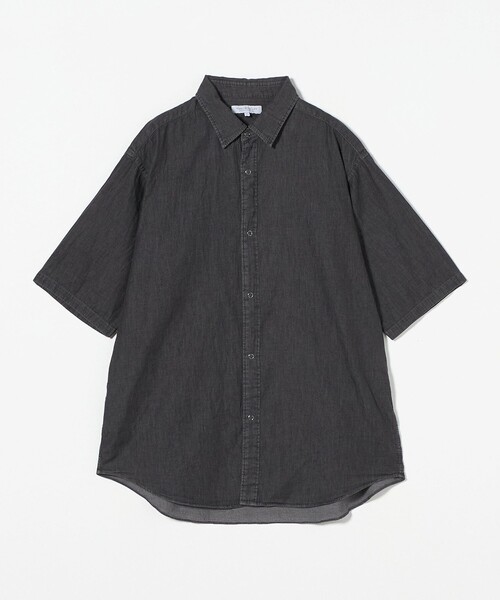 A DAY IN THE LIFE UNITED ARROWS(アデイインザライフユナイテッドアローズ)の「フェードデニム リラックス レギュラーカラー シャツ<A DAY IN THE LIFE>(シャツ/ブラウス・メンズ・ライトブルー/ブラック・M/L)」の1枚目の写真