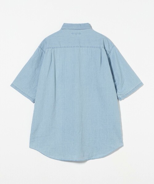 A DAY IN THE LIFE UNITED ARROWS(アデイインザライフユナイテッドアローズ)の「フェードデニム リラックス レギュラーカラー シャツ<A DAY IN THE LIFE>(シャツ/ブラウス・メンズ・ライトブルー/ブラック・M/L)」の3枚目の写真