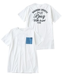 ROXY | ROXY キッズ MINI ROXY WITH HEART デニムポケットTシャツワンピース 【2026年夏モデル】(ワンピース)
