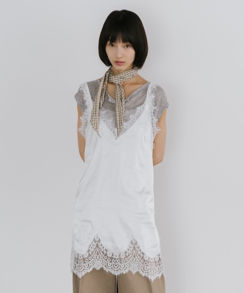 duei(デュイ)の「シアーヘンリールーズタンクトップ(Tシャツ/カットソー・レディース・ピンク/ブラック/ライトグレー・FREE)」の15枚目の写真
