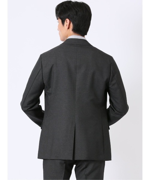 m.f.editorial(エムエフエディトリアル)の「【ストレッチ 吸水速乾 防シワ ウォッシャブル】m.f.エディトリアル メンズ アバントドライ スリム 2ボタン ジャケット デニム調(セットアップ可能)(スーツジャケット・メンズ・ブラック/ネイビー・LARGE/MEDIUM/S/X-LARGE)」の7枚目の写真