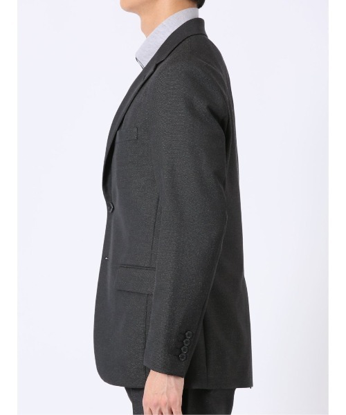 m.f.editorial(エムエフエディトリアル)の「【ストレッチ 吸水速乾 防シワ ウォッシャブル】m.f.エディトリアル メンズ アバントドライ スリム 2ボタン ジャケット デニム調(セットアップ可能)(スーツジャケット・メンズ・ブラック/ネイビー・LARGE/MEDIUM/S/X-LARGE)」の11枚目の写真