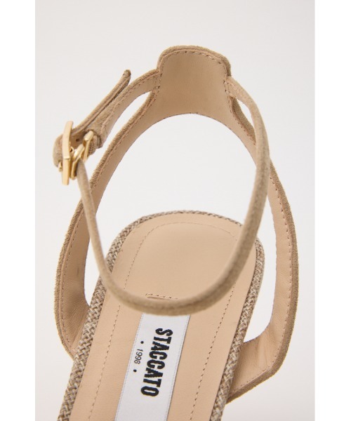 STACCATO(スタッカート)の「サファリヒールサンダル(サンダル・レディース・ダークベージュ/ダークブラック・22.5cm/23cm/23.5cm/24cm)」の4枚目の写真
