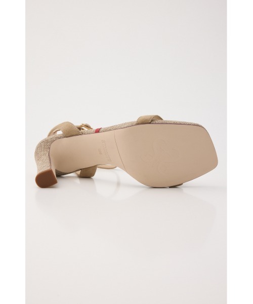 STACCATO(スタッカート)の「サファリヒールサンダル(サンダル・レディース・ダークベージュ/ダークブラック・22.5cm/23cm/23.5cm/24cm)」の3枚目の写真