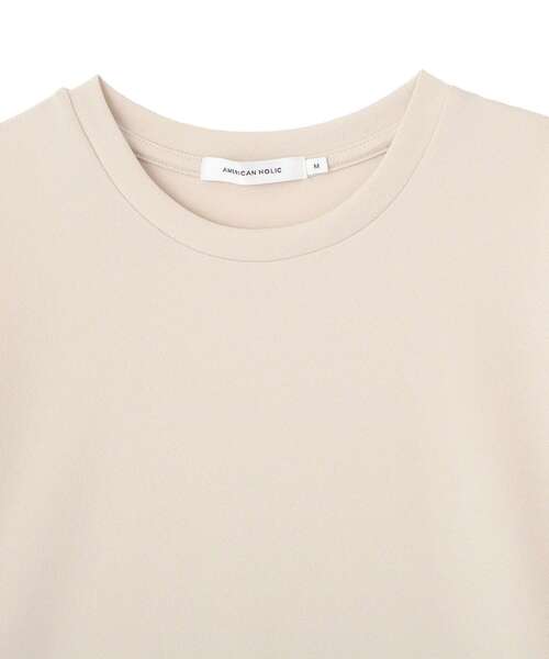 AMERICAN HOLIC(アメリカンホリック)の「【接触冷感】ジョーゼットプルオーバー【WEB限定カラー有り】(Tシャツ/カットソー・レディース・ライトベージュ/ブラック/オフホワイト/チャコールグレー/グレイッシュベージュ/ミント/ネイビー・L/M)」の22枚目の写真