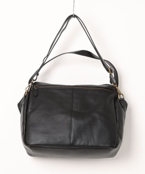 NiiNa(ニーナ)の「【 NiiNa / ニーナ 】高品質牛革2WAYソフトドレープショルダーバッグ(ショルダーバッグ・レディース・ダークブラウン/ブラック・FREE)」の20枚目の写真
